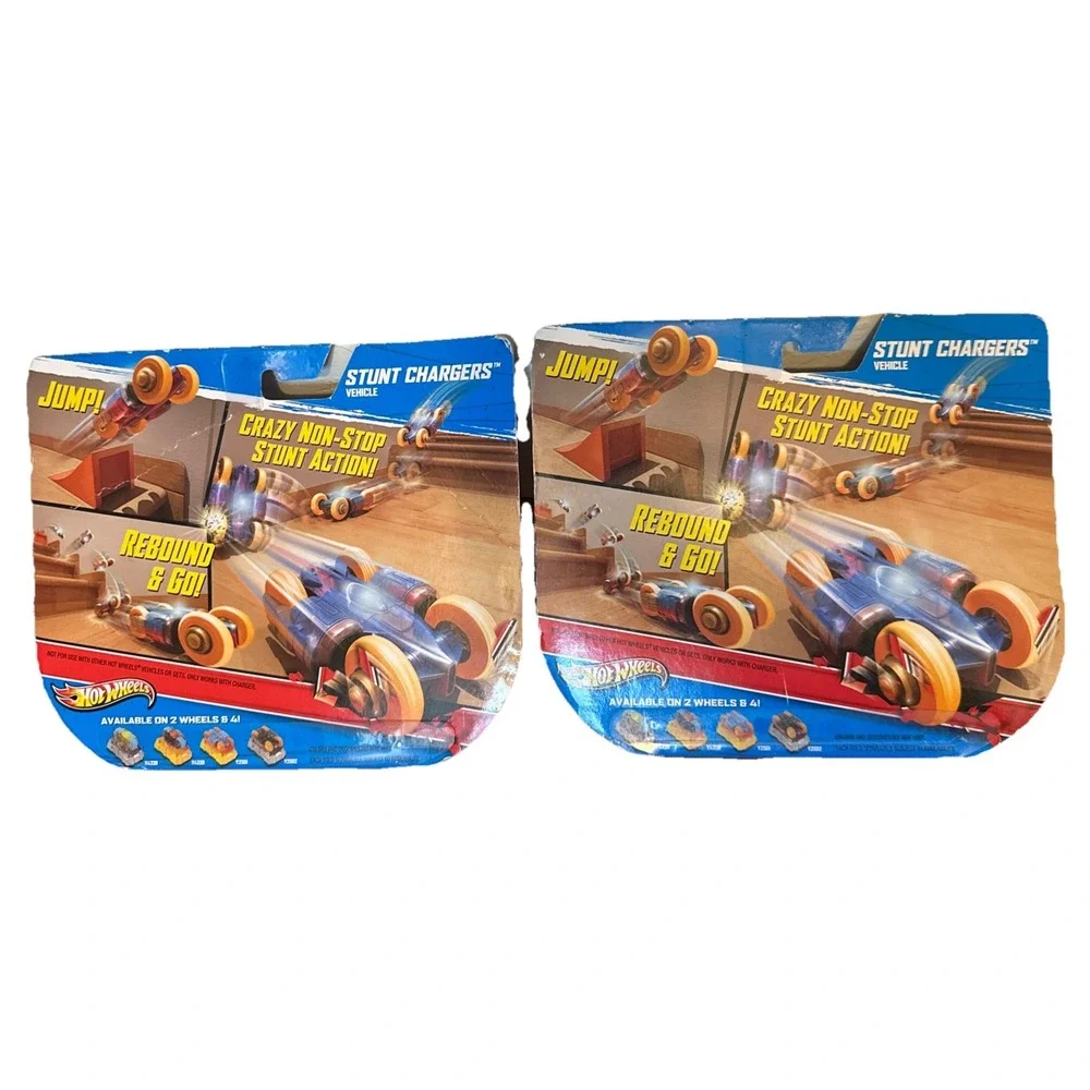Hot Wheels Stunt Chargers Translucent Green/Blue‎ Elec Motor 2012 Mattel Y2502